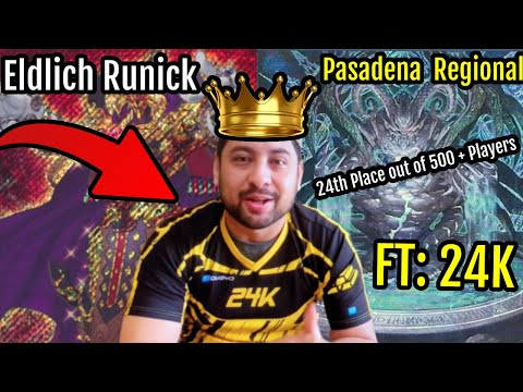 Yu-Gi-Oh! Pasadena Regional 23rd Place The Power Of Runnick Elidtch Deck Profile (FT: Hector)