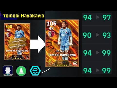 Tomoki Hayakawa 105 Best Training With Booster | Player Progression eFootball 2026