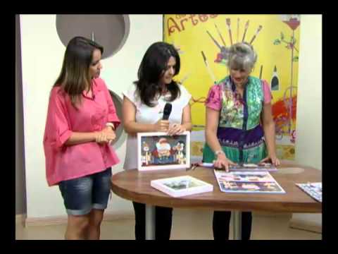 Mulher.com 28/10/2011 - Decoração de natal em 3D 1/2