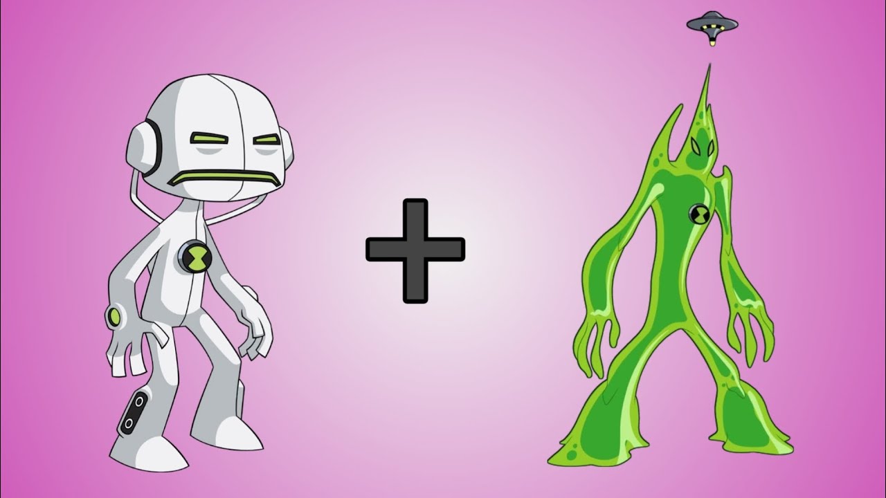 Echo echo fusion with goop | ben 10 digital art 