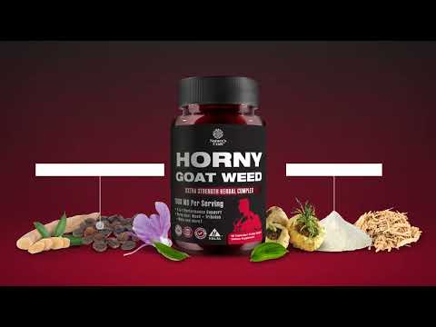 ホーニーゴートウィード、超高濃度ハーブ コンプレックス、1,000mg、90