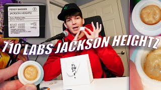 Jackson Heightz: Tier 2 Persy Badder Rosin from 710 Labs | Strain Review by Randy Rhoads FL