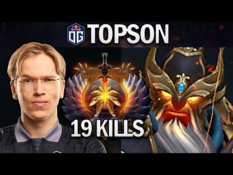OG.TOPSON EMBER SPIRIT WITH 19 KILLS - DOTA 2 7.25 GAMEPLAY