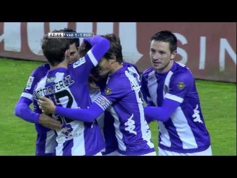 La Liga | Gol de Ebert (1-1) en el Real Valladolid - Real Sociedad | 29-10-2012 | J9