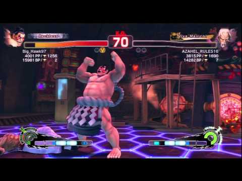 Big_Hawk97 (E.Honda) Vs AZAHEL_RULES16 (Gen) SSF4 AE Ranked Matches - PSN