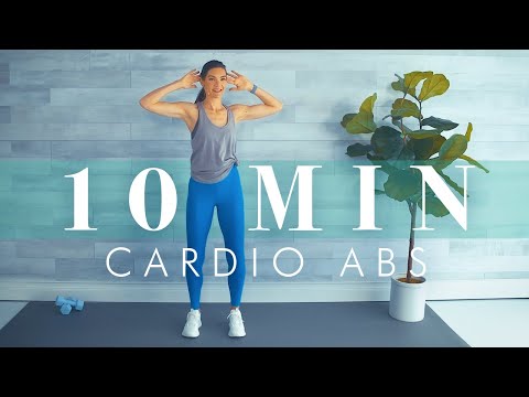 10 Minute Cardio Abs Workout // All Standing, Low Impact Exercises