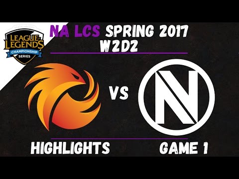 P1 vs NV Highlights Game 1 NA LCS 2017 Spring W2D2 Phoenix1 vs Team EnvyUs