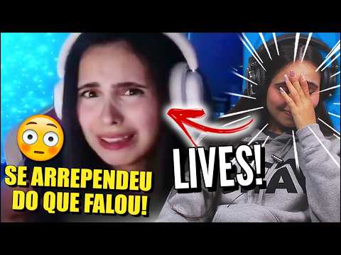 LARISSA SE ARREPENDEU DE FALAR ISSO EM LIVE 😂 - CLIPS ENGRAÇADOS (JOVENS REAGEM)