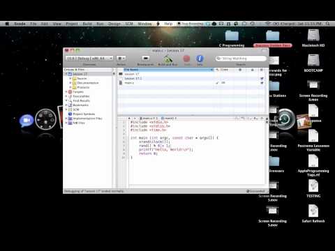 C Programming on the Mac L17 - Random Numbers