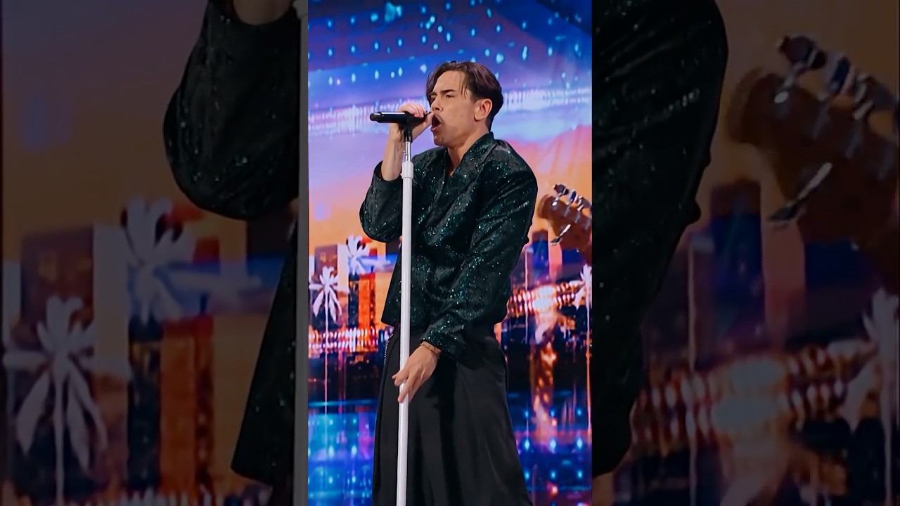 Tom Sandoval sings "Take On Me" on AGT thumbnail