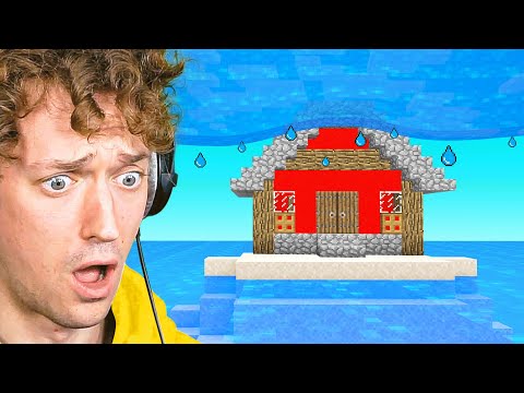 I FLOODED SLOGO'S Minecraft ISLAND! (Troll)