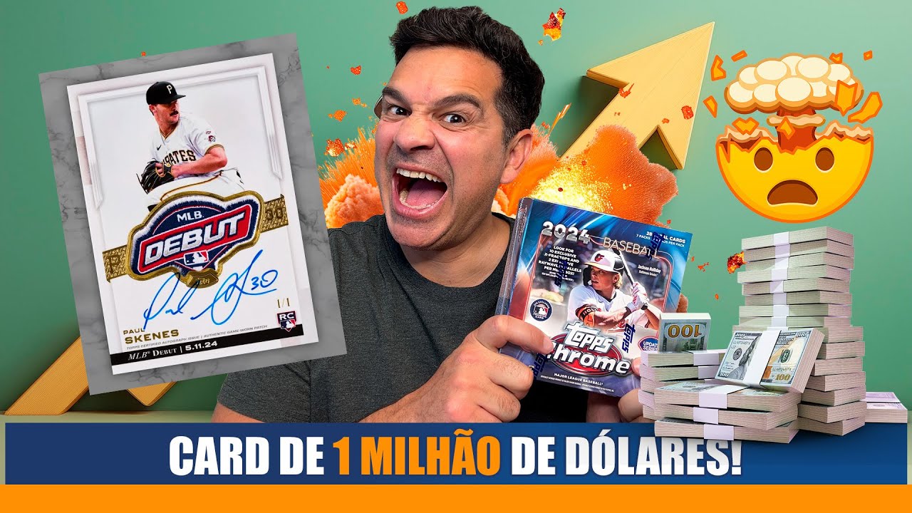 Garoto de 11 anos abre pacote com card de um milhão de dólares! Agora é a minha vez!