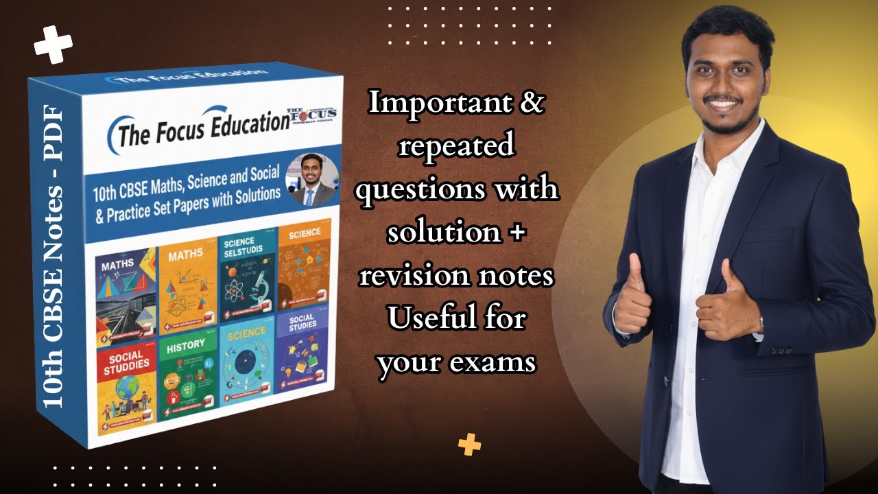 Class 10 CBSE Notes PDF | Maths, Science & SST Revision Notes + Practice Papers | 2025-26 Board Exam