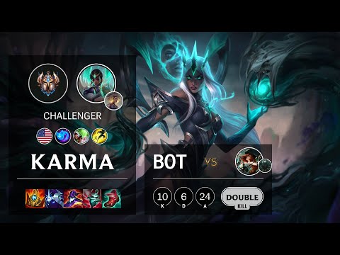 Karma Bot vs Miss Fortune - NA Challenger Patch 11.15