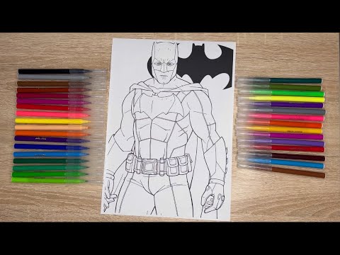 Superhero Batman coloring book\ Superhero Batman coloring page