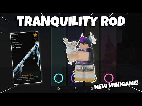 Obtaining The TRANQUILITY DEV ROD In Fisch! (INSANE MINIGAME)