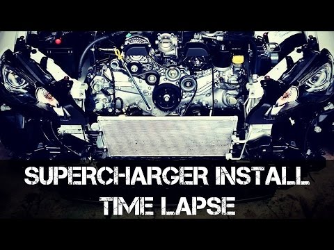 Kraftwerks BRZ Supercharger Install Time Lapse