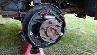 Dodge Dakota Drum Brake Shoe Installation Highlihgts