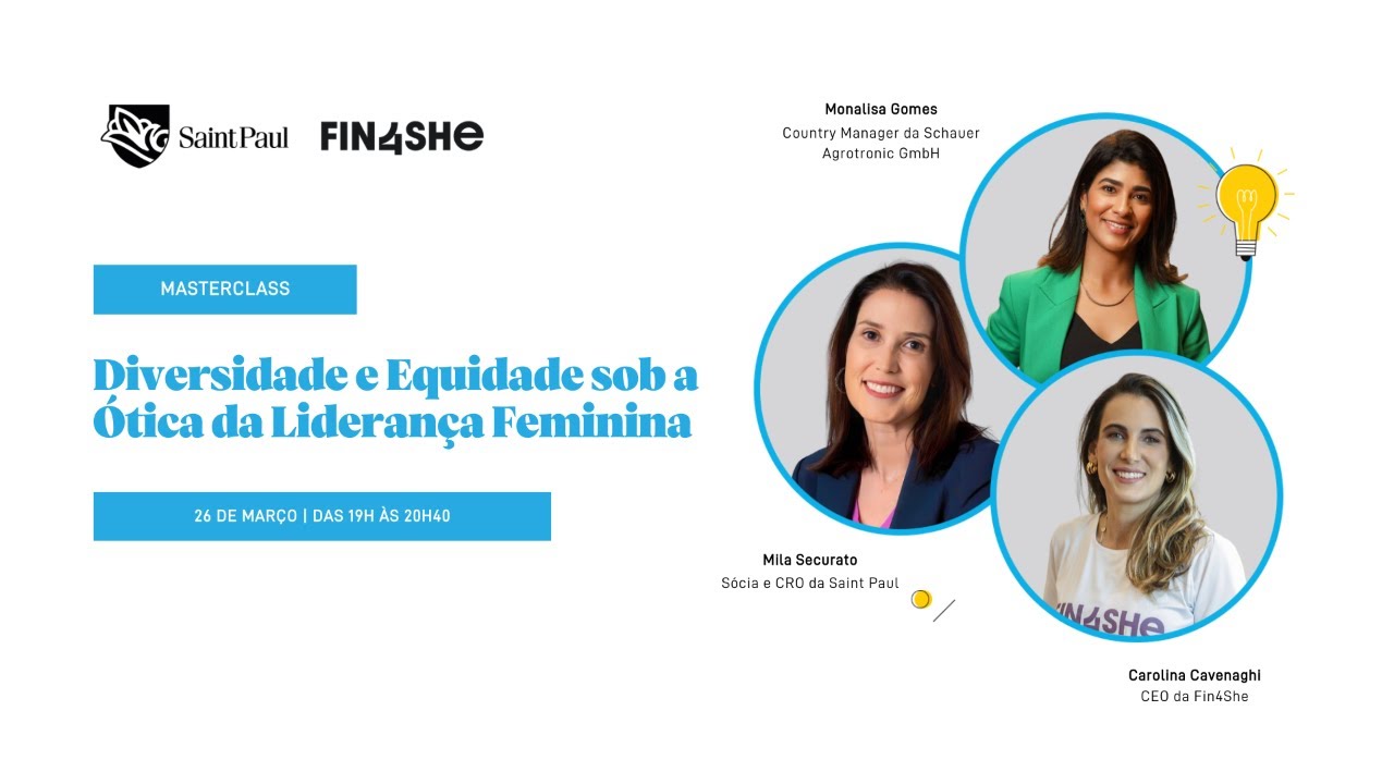 Masterclass: Diversidade e Equidade sob a Ótica da Liderança Feminina