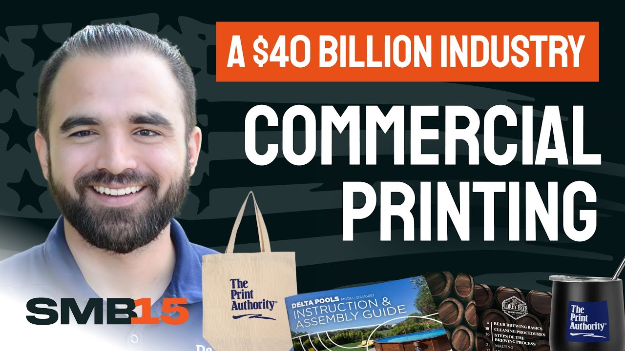 Buying & Operating a Commercial Printing Business with Connor Pera, Owner of The Print Authority