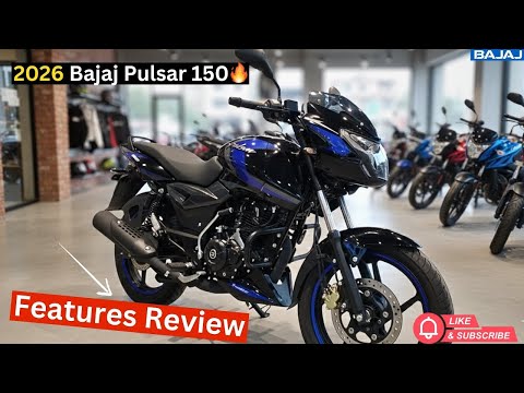 New Bajaj Pulsar 150 2026 First Impressions | New Look, LED Lights, New Graphics, & Price