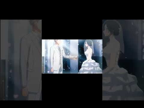 Waguri & Rintaro wending 💖✨..Anime:- The Fragrant Flower Blooms with Dignity..