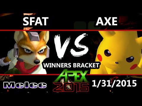 Apex 2015 - SFAT (Fox) Vs. Axe (Pikachu) - Winners Round 2 - SSBM