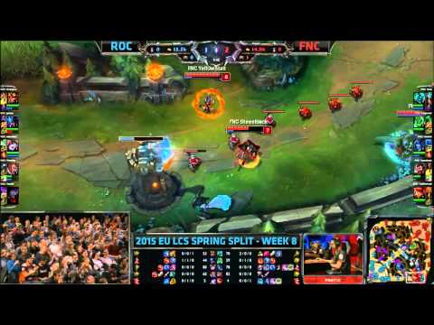 ROCCAT vs Fnatic | S5 EU LCS Spring 2015 Week 8 Day 1 | ROC vs FNC W8D1G2 VOD 60FPS