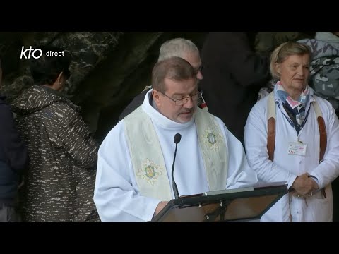 Chapelet du 12 mai 2023 à Lourdes