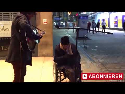 Was dieser Obdachloser Rollstuhlfahrer für ein Talent hat,hat niemand erwartet...