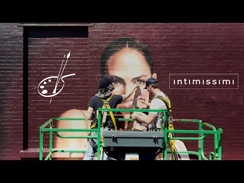 J.Lo for Intimissimi Billboard Mural x Painted Pieces