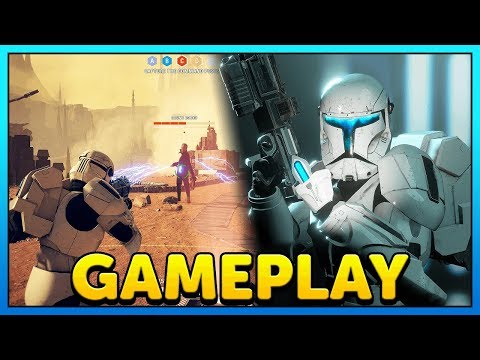 Clone Commando Gameplay + Instant Action - Star Wars Battlefront 2