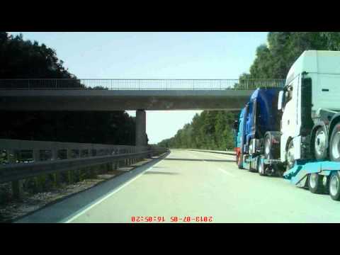 Autobahn 27 Bremen Richtung Bremerhaven (von Ihlpohl nach Stotel)