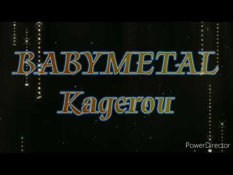 Babymetal Kagerou [Color coded lyrics ROMAJI] [Romaji, Japanese and English Translation]
