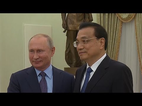 Russian President Putin meets with Chinese Premier Li at the Kremlin