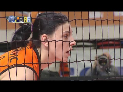 Tijana Boskovic | 2019.02.26 CEV Champions League | EBI vs KAZ (5-2)