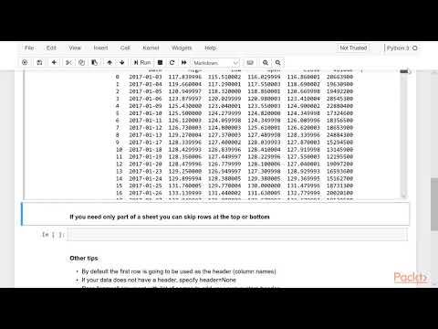 Pandas and NumPy Tips Tricks and Techniques Opening Files | packtpub com