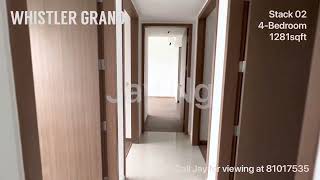 Whistler Grand - Stack 02 Layout | 4-Bedroom | 1281sqft