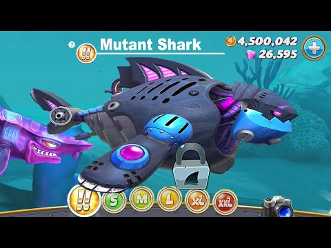Hungry Shark World Update - New Mutant Shark Reveal! All Sharks Unlocked Gameplay 2020