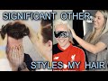 Significant other styles my hair | Challenge