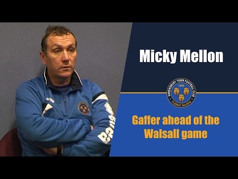 INTERVIEW | Micky Mellon pre Walsall (H) - Town TV