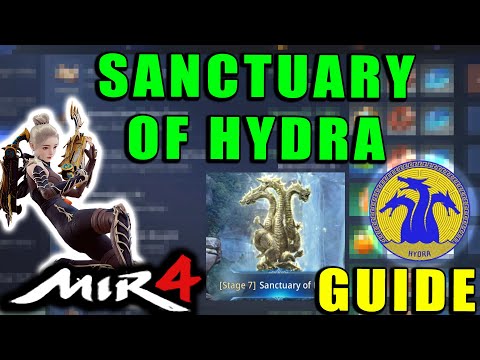 MIR4 - Sanctuary Of Hydra Guide!  Hydrakin Guide!  Cryptic Stone's Whereabouts 1, 2, 3!  Septaria!