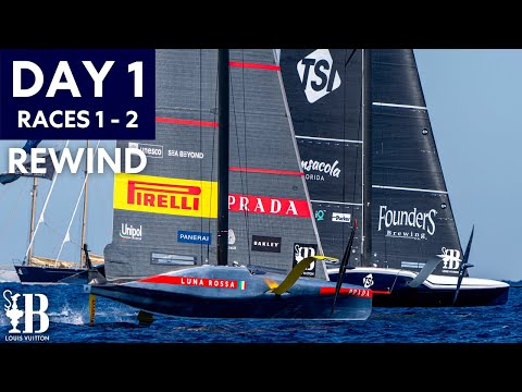 Ruthless Performances! | Louis Vuitton Cup Semi Final Day 1 | America's Cup 37th Highlights Rewind