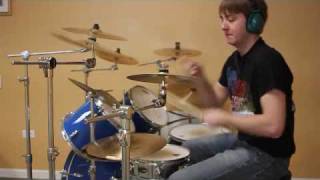 Into Eternity - &quot;Spiraling into Depression&quot; drum cover