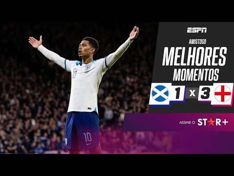 Gols e lances de Escócia x Inglaterra