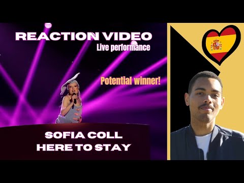 Reaction / Sofia Coll - Here to stay (Live performance)