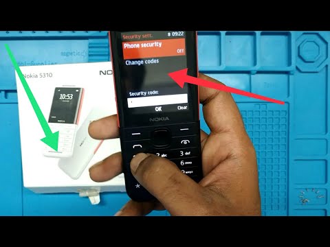 How to set password  or security code in NOKIA5310 Xpressmusic