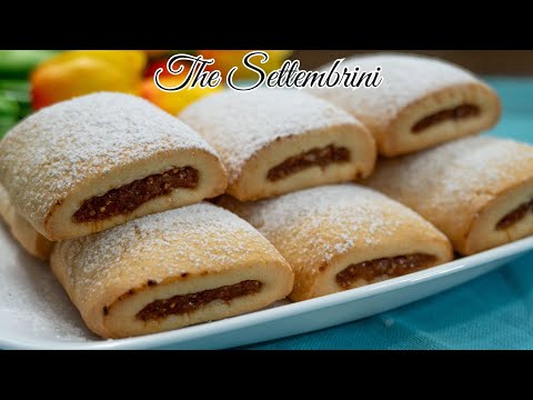 Settembrini biscuits - Italian biscuits with figs - ASMR
