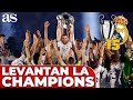 MOMENTAZO LEVANTAR LA CHAMPIONS LEAGUE 15 en el BERNABÉU por PRIMERA VEZ | Fiesta Real Madrid