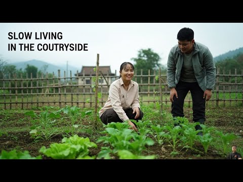 Slow Living in the Countryside with Tú Cầm  - Gardening, Growing Flowers & a Simple Country Meal